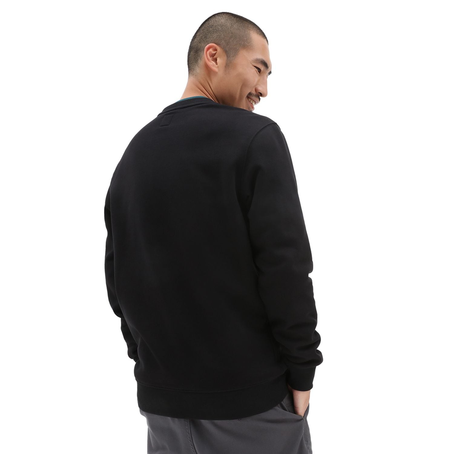 Vans Felpa da uomo girocollo Core Basic VN0A7YDUBLK nero