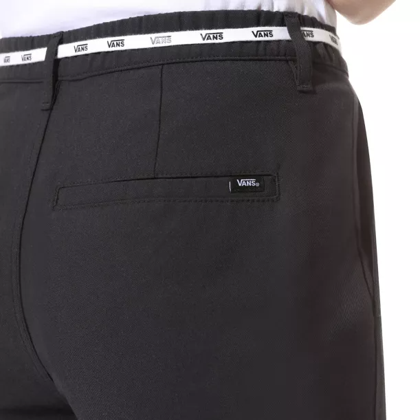 Vans Pantalone Cargo da donna con laccio in vita Shoe Lace VN0A4BF3BLK1 nero