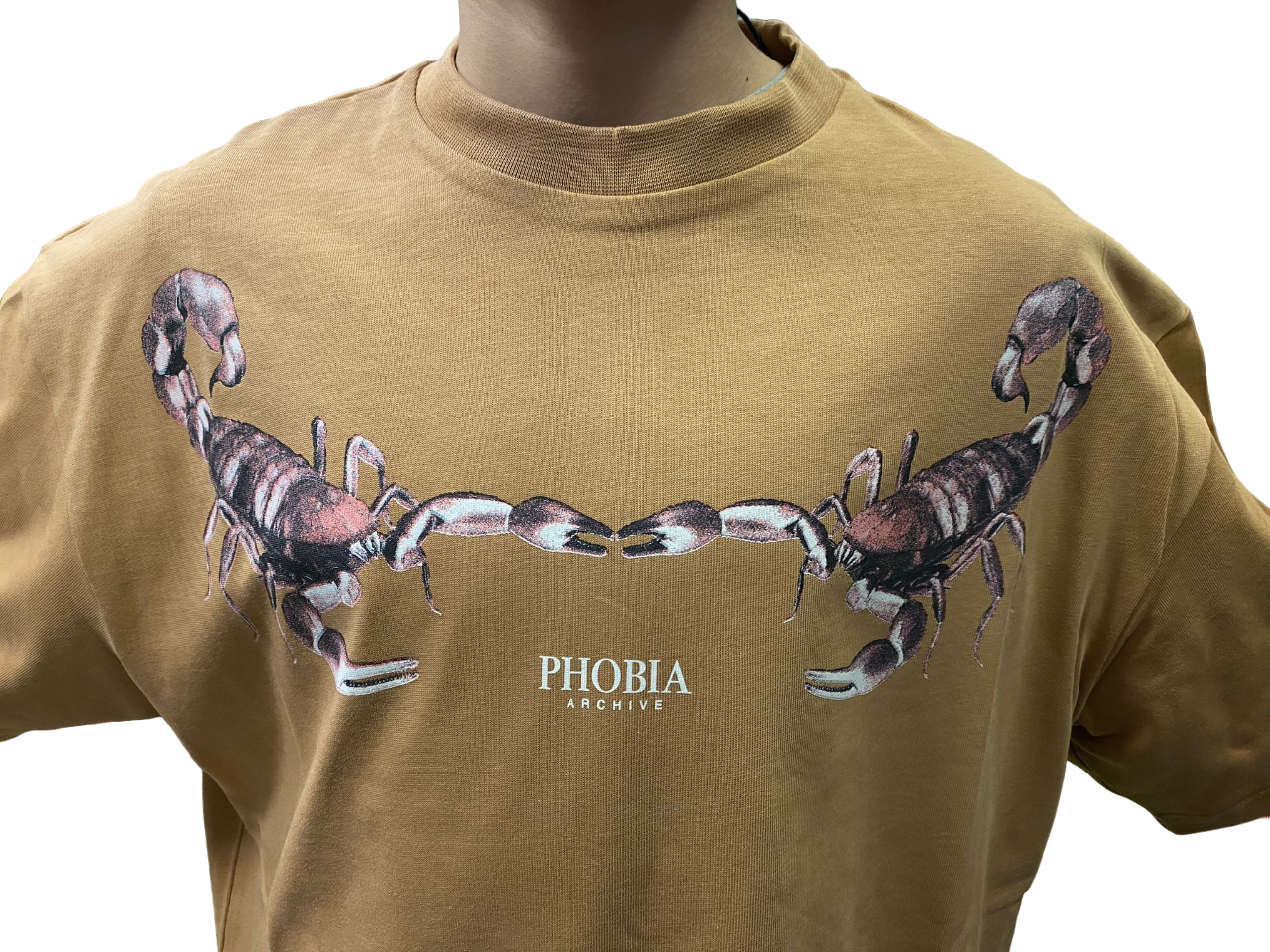 Phobia Unisex terracotta t-shirt with Scorpio PH00218