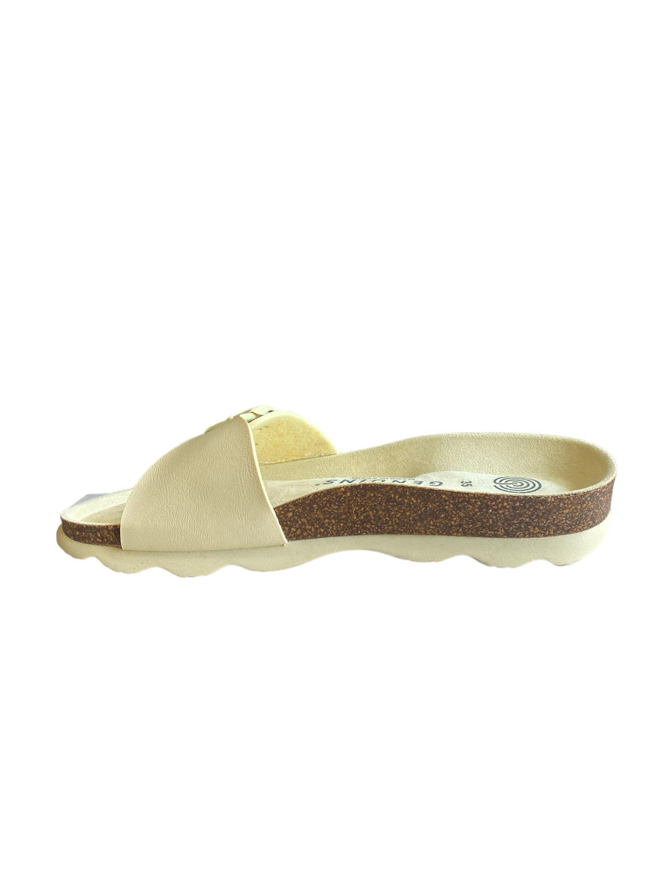 Geniuns sandalo anatomico in vegan da donna Toronto G104831 lemon