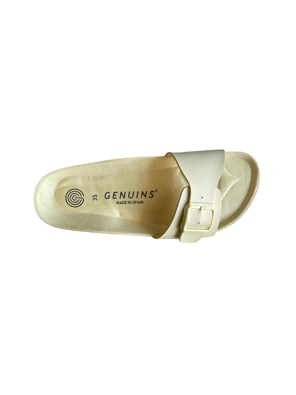 Geniuns sandalo anatomico in vegan da donna Toronto G104831 lemon