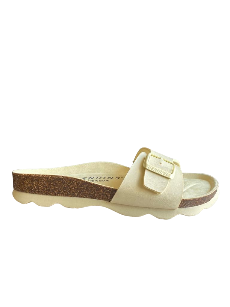 Geniuns sandalo anatomico in vegan da donna Toronto G104831 lemon
