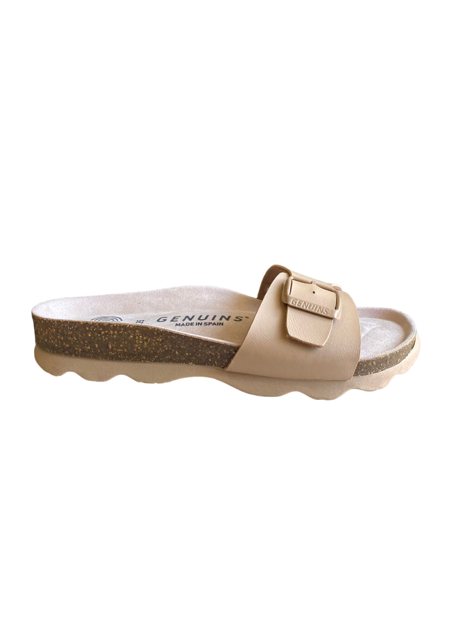 Geniuns sandalo anatomico in vegan da donna Toronto G104833 limone