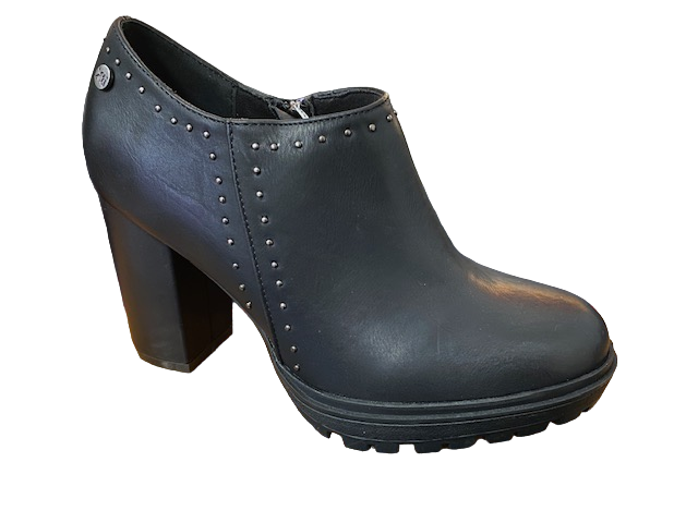 Xti scarpa con tacco da donna Zapato Negro 49554 nero