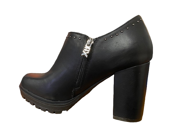 Xti scarpa con tacco da donna Zapato Negro 49554 nero