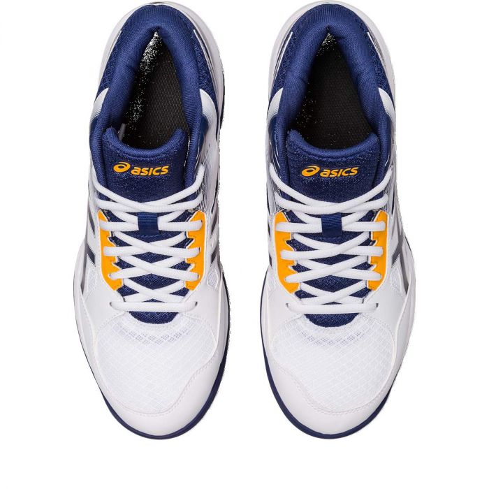 Asics men's volleyball shoe Gel Task MT 3 1071A078 100 white-blue