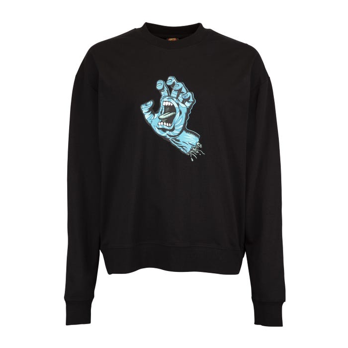Santa Cruz Cabana men's crewneck sweatshirt black