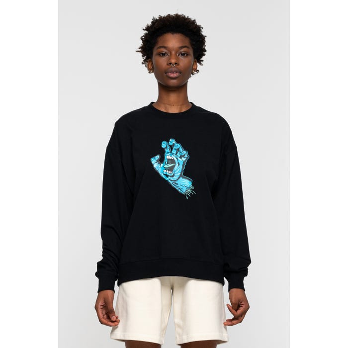 Santa Cruz Cabana men's crewneck sweatshirt black