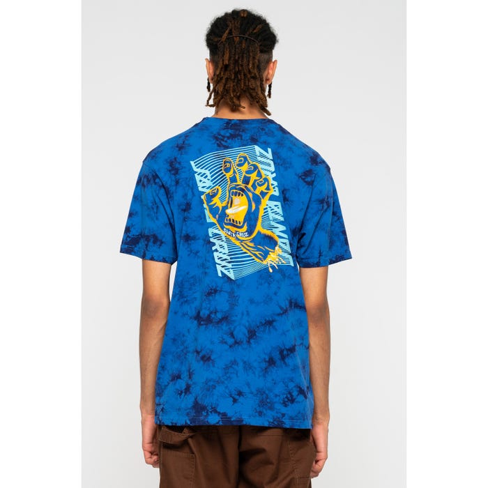 Santa Cruz men's short sleeve t-shirt Split Strip light blue-blue