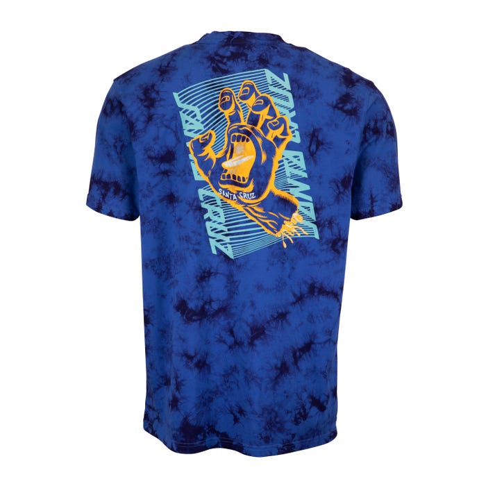 Santa Cruz men's short sleeve t-shirt Split Strip light blue-blue