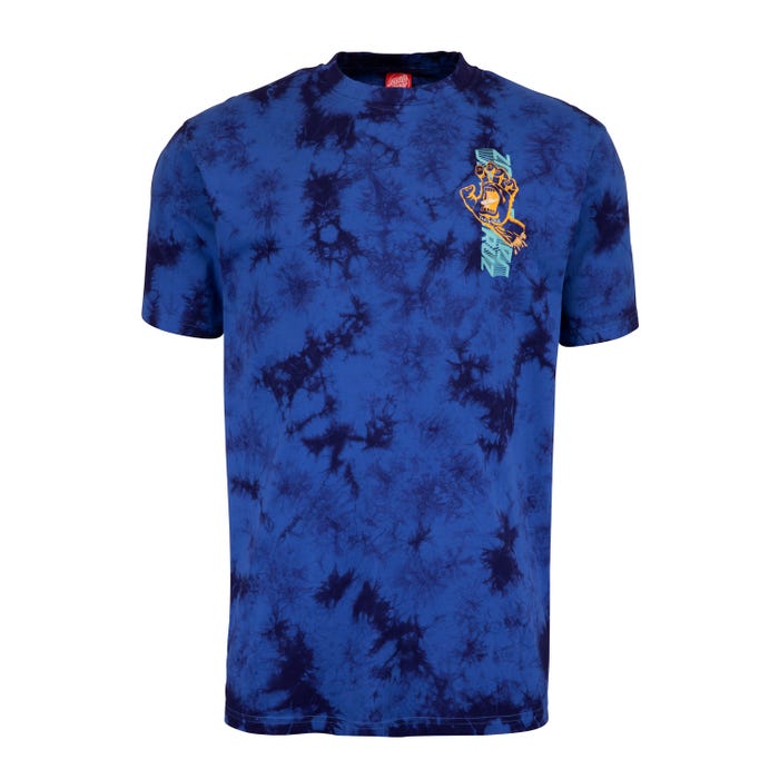 Santa Cruz men's short sleeve t-shirt Split Strip light blue-blue