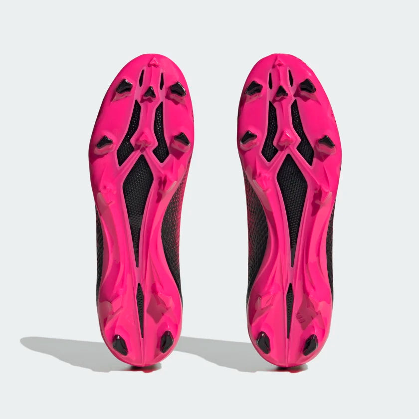 Adidas scarpa da calcio unisex X Speedportal.3 FG GZ5076 team shock pink 2-zero metalic-core black