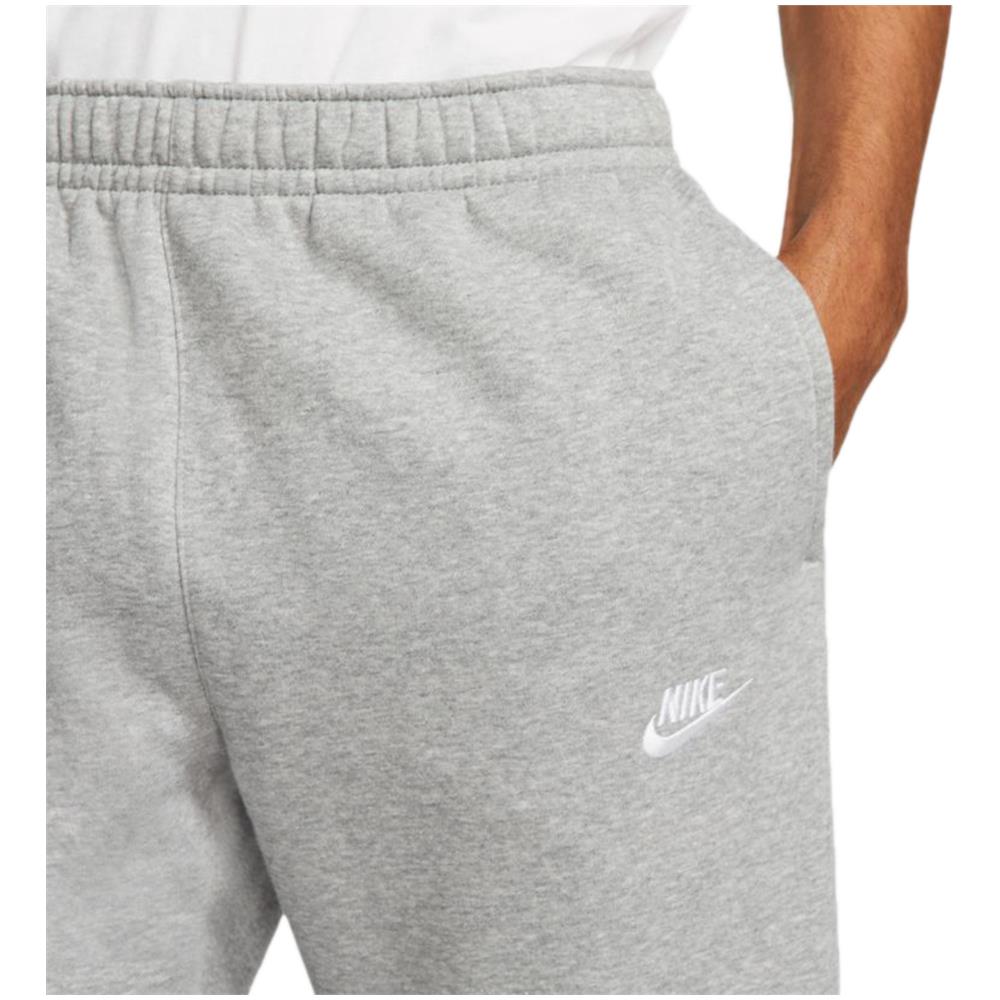 Nike Men's Jogger Pants with elasticated bottom Club Fleece BV2671 063 gray