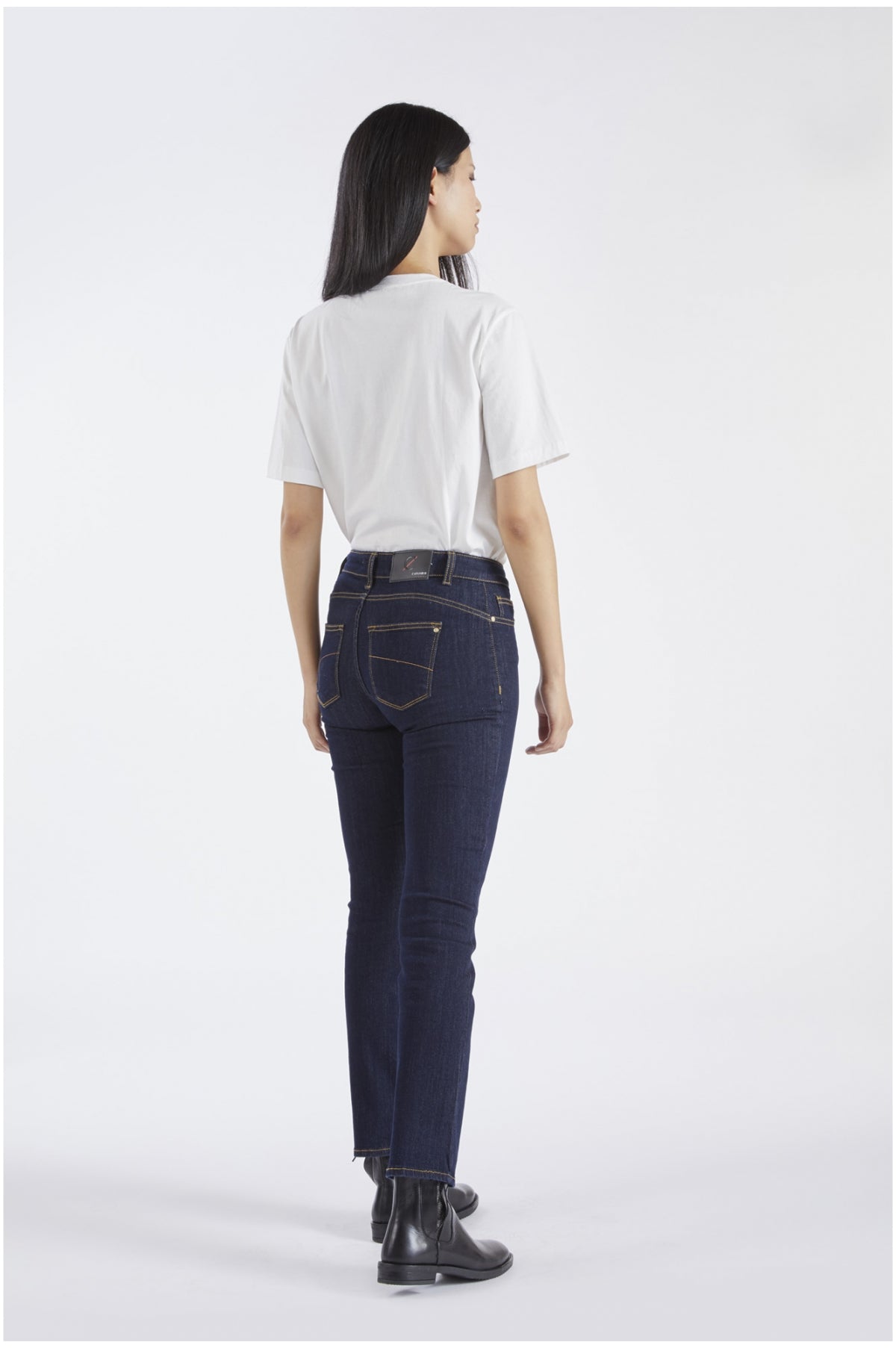 CafèNoir Audrey slim denim ida women superstretch C7JJ1001 B009 indigo
