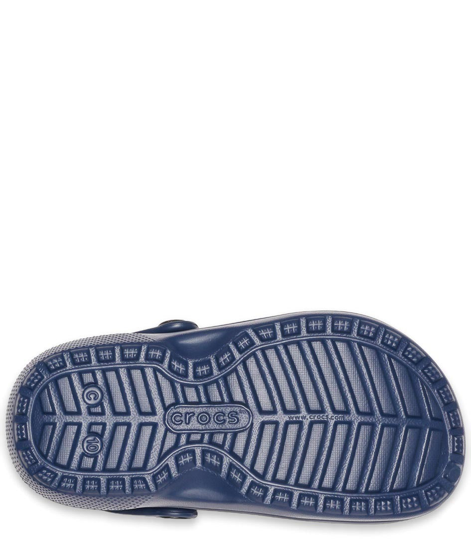 Crocs children's sabot sandal with fur Classic Lined Clog 203506 459 NACH blue-grey
