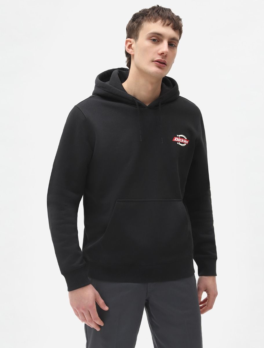 Dickies Felpa da uomo con cappuccio Ruston DK0A4XAHBLK nero