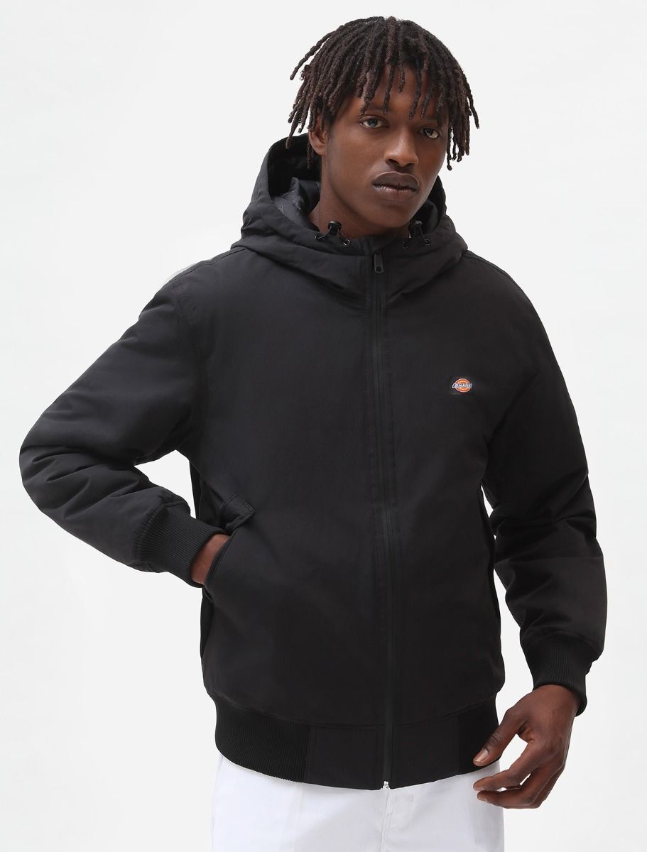 Dickies giubbotto impermeabile con cappuccio New Sarpy DK0A4XG8BLK1 nero