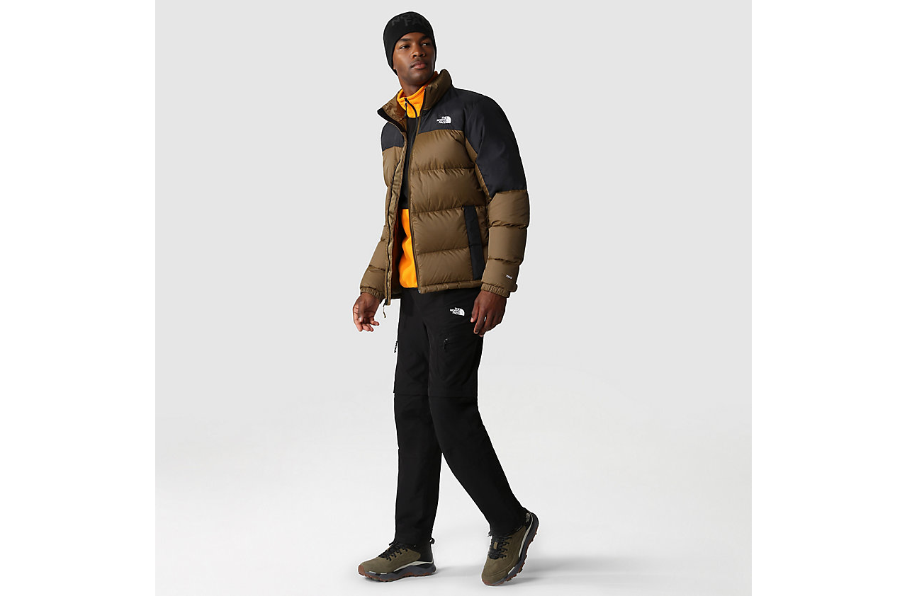 The North Face Piumino da uomo Diablo NF0A4M9JWMB verde militare nero