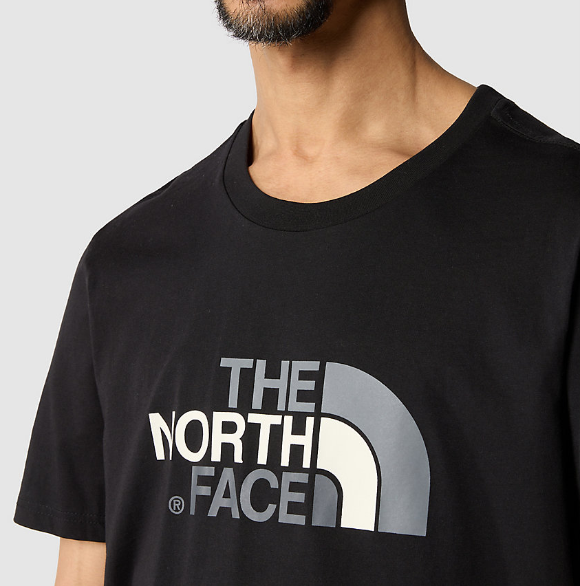The North Face maglietta manica corta da uomo S/S Easy NF0A2TX3JK31 nero
