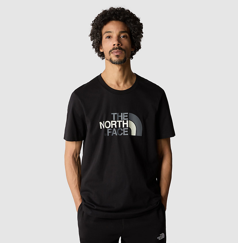 The North Face maglietta manica corta da uomo S/S Easy NF0A2TX3JK31 nero