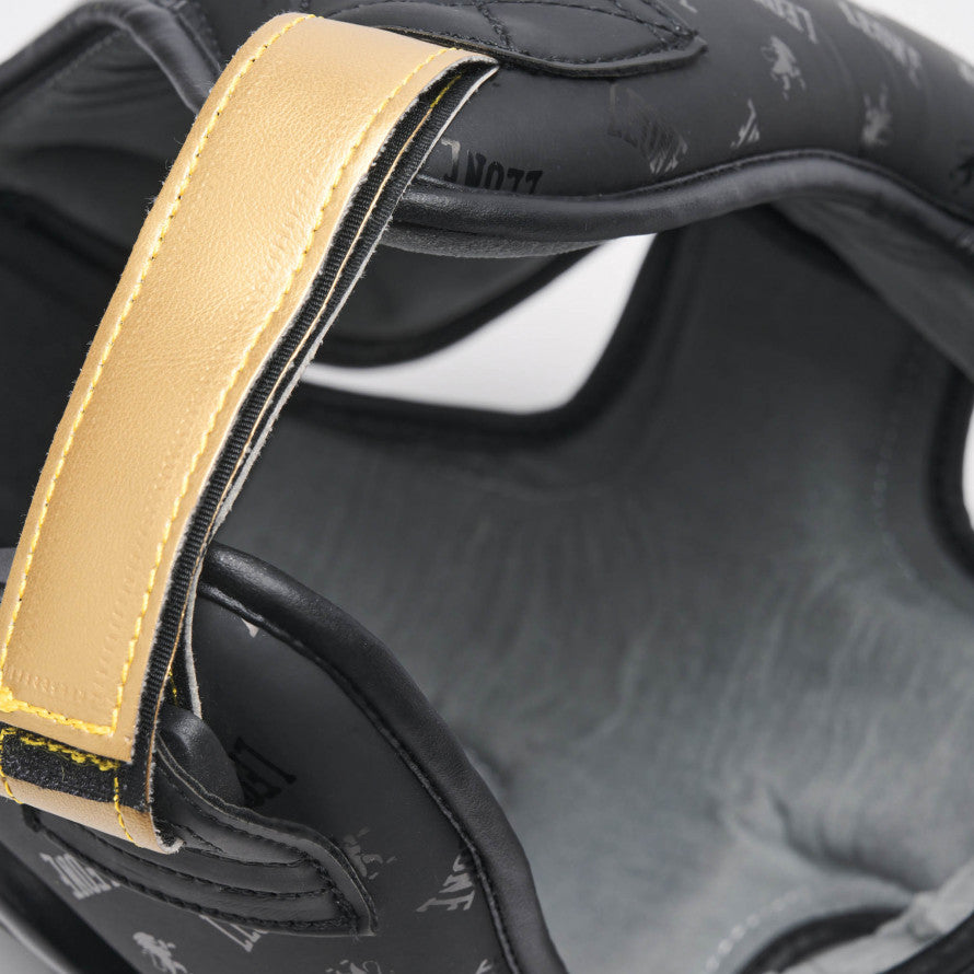 Leone Casco Boxe DNA CS444 Nero: Protezione Anti-Shock e Stile Elegante