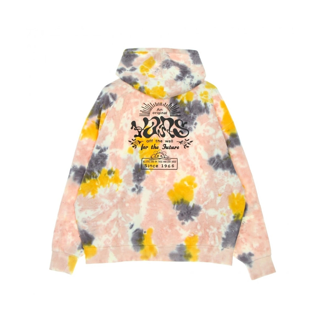 Vans felpa da donna con cappuccio Mascy Grunge Wash VN0A5JNUZ001 viola colomba