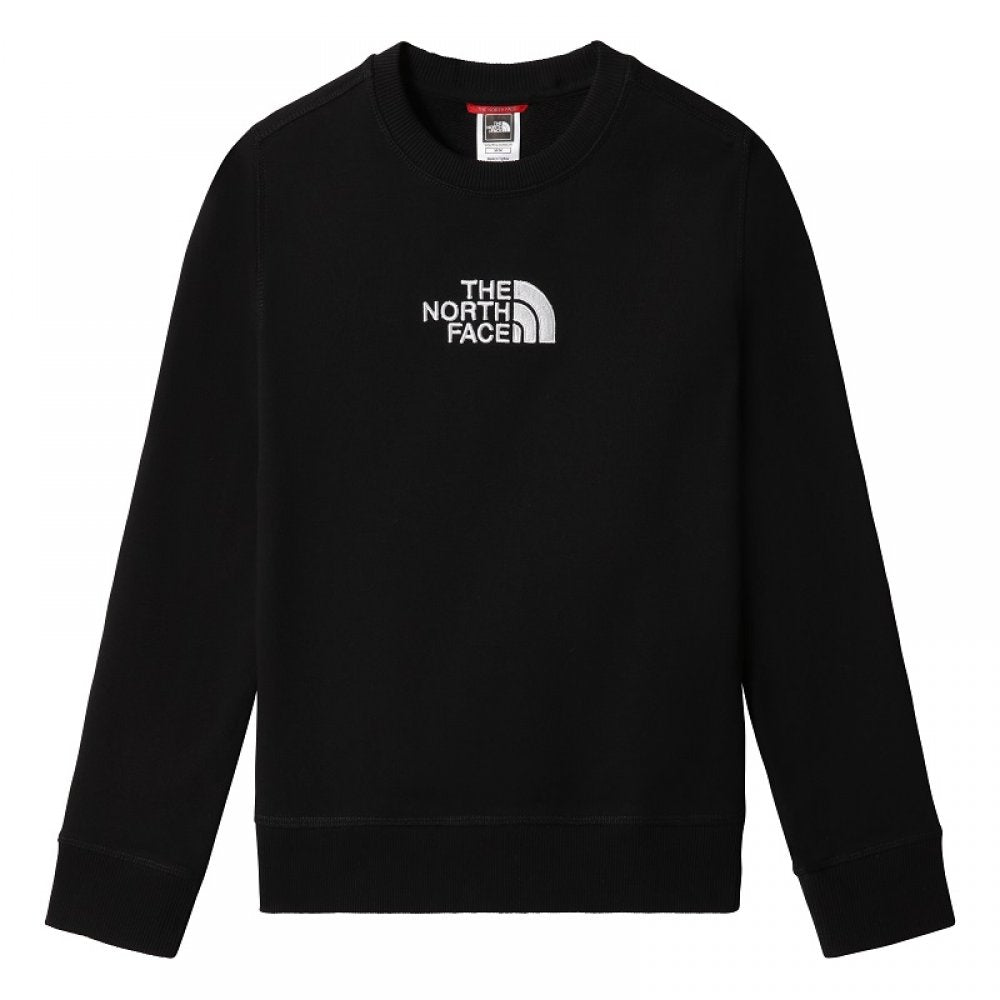 The North Face Light Crew boys' crewneck sweatshirt NF0A82EHJK31 black