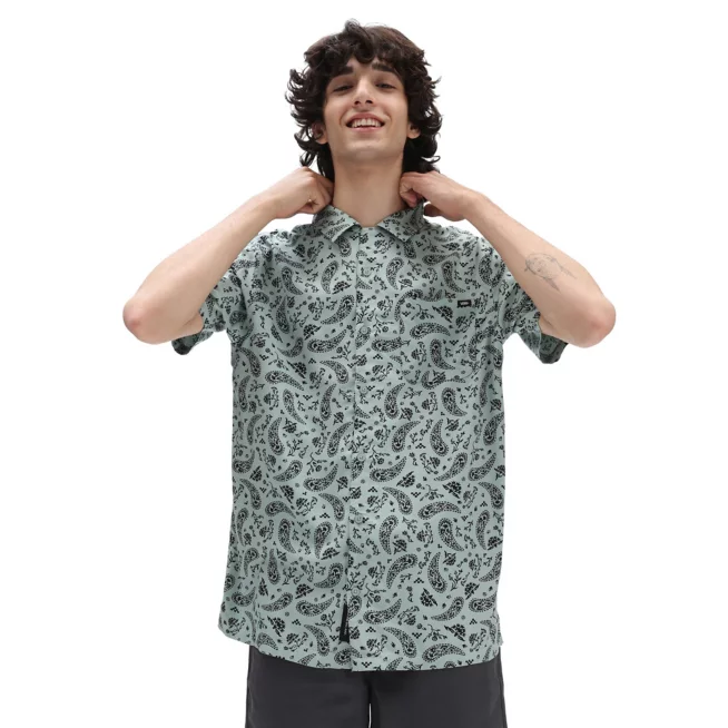Vans Bandana Paisley short sleeve shirt VN0A5KMOYV2 green milieu