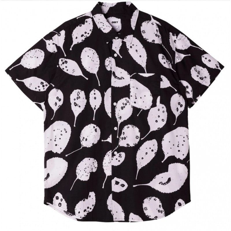 Obey Leaves shirt 181210341 black multi