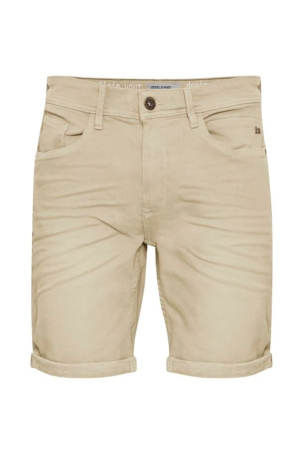 Blend Men's denim shorts 20713665 beige