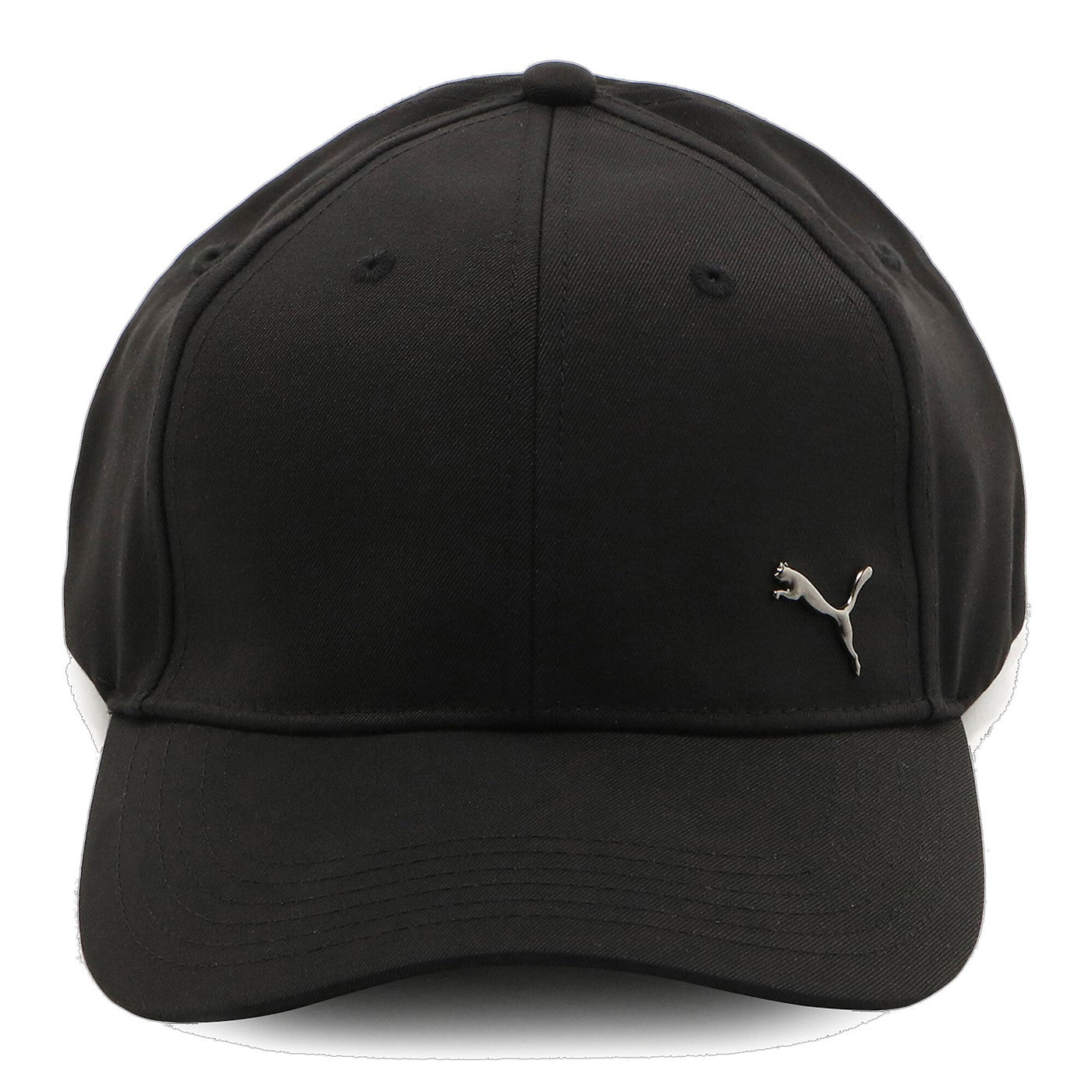 Puma berrretto con visiera e logo metallico Metal Cat 021269-01 nero
