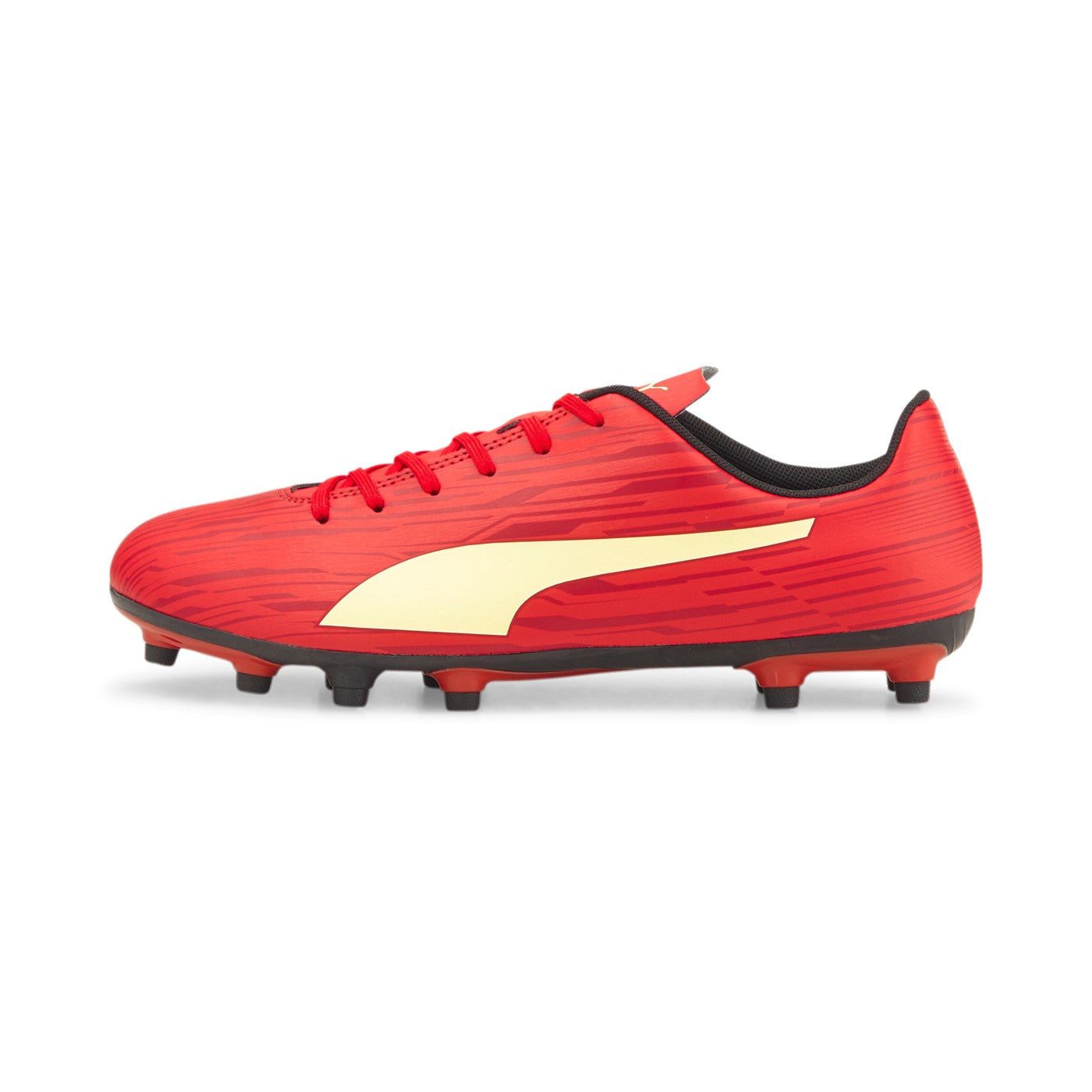 Puma men's football boot Rapido III FG-AG 106572 07 red-fresh yellow-chili pepper