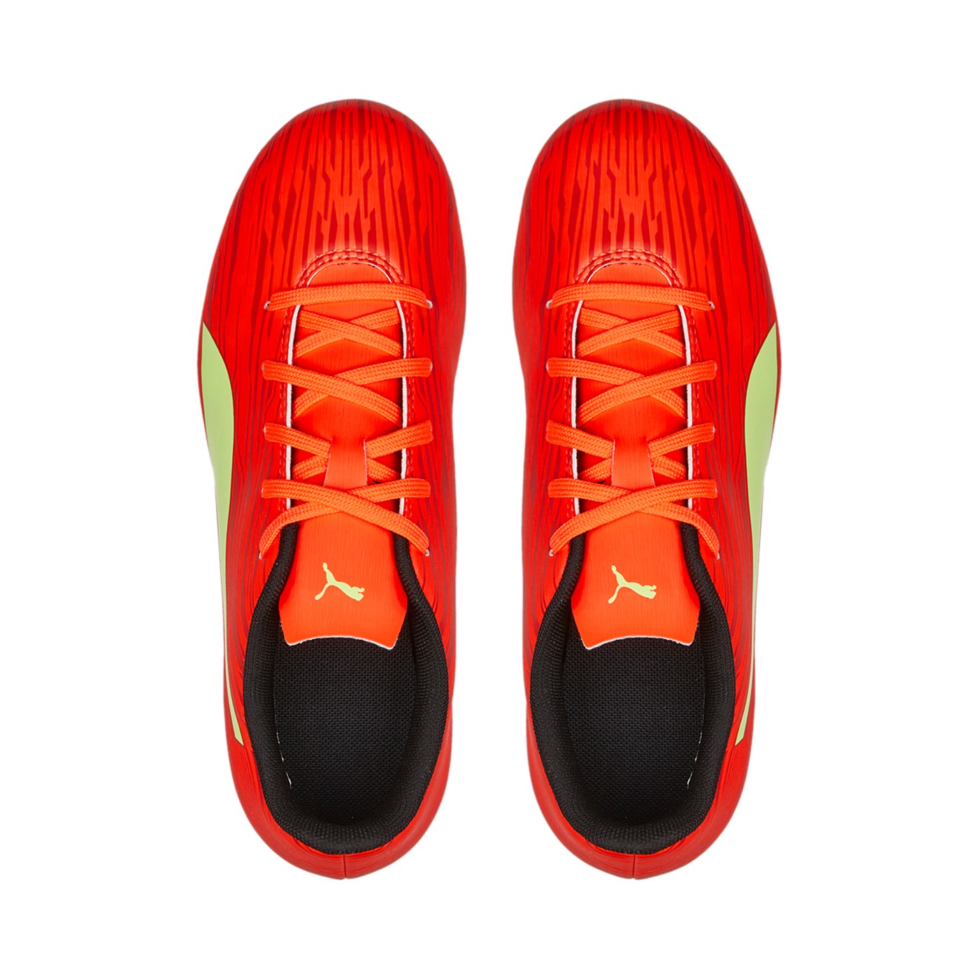 Puma Rapido III FG-AG Jr football boot for boys 106576 07 red-fresh-yellow-chili pepper