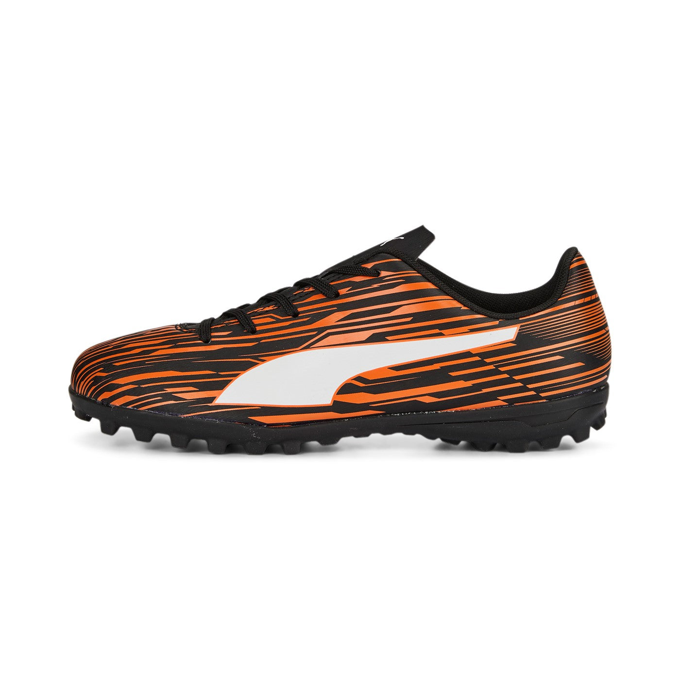 Puma scarpa da calcetto da ragazzo Rapido III TT 106579-09 nero bianco rosso drago
