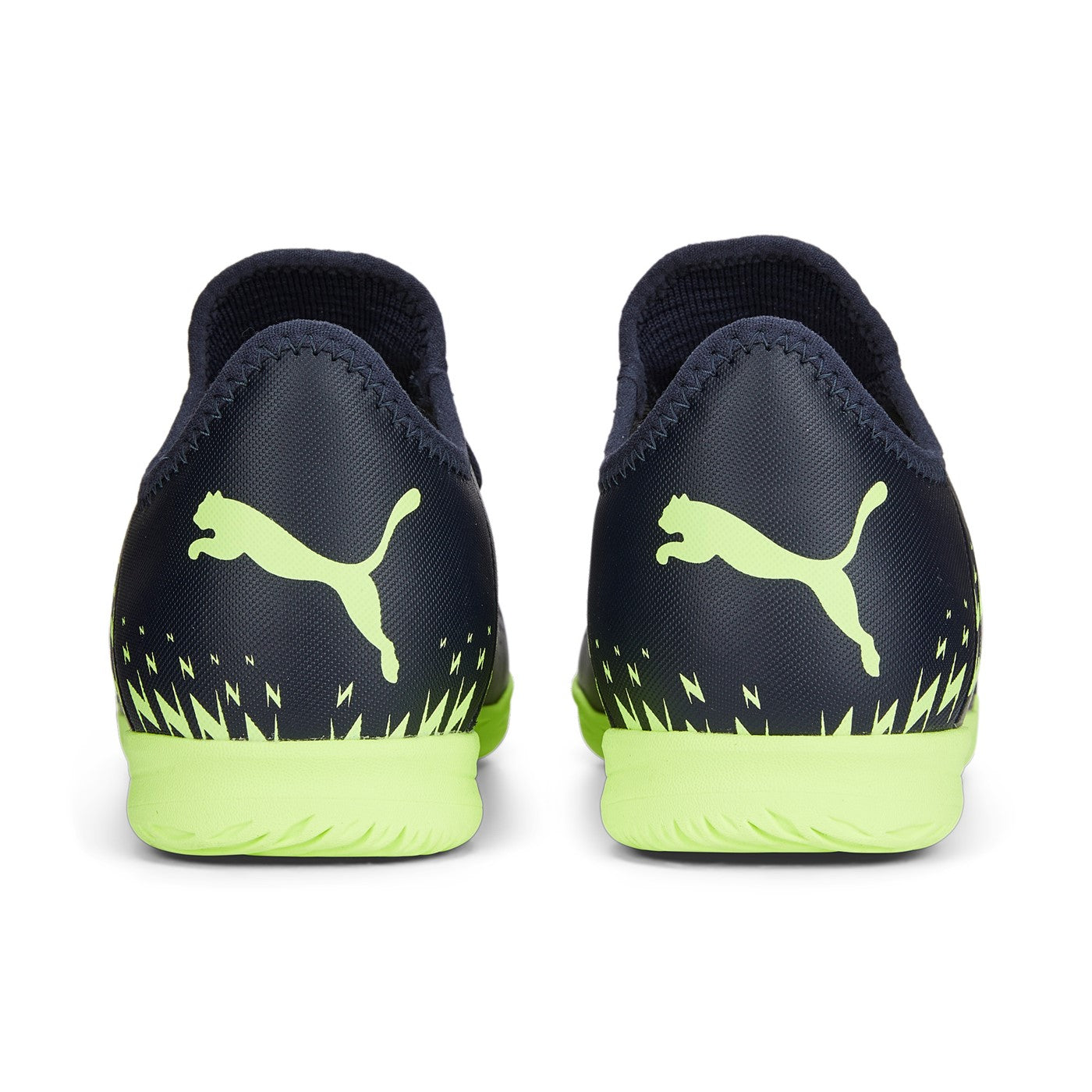 Puma scarpa da calcetto indoor FutureZ 4.4 IT 107008 01 blu scuro pistacchio