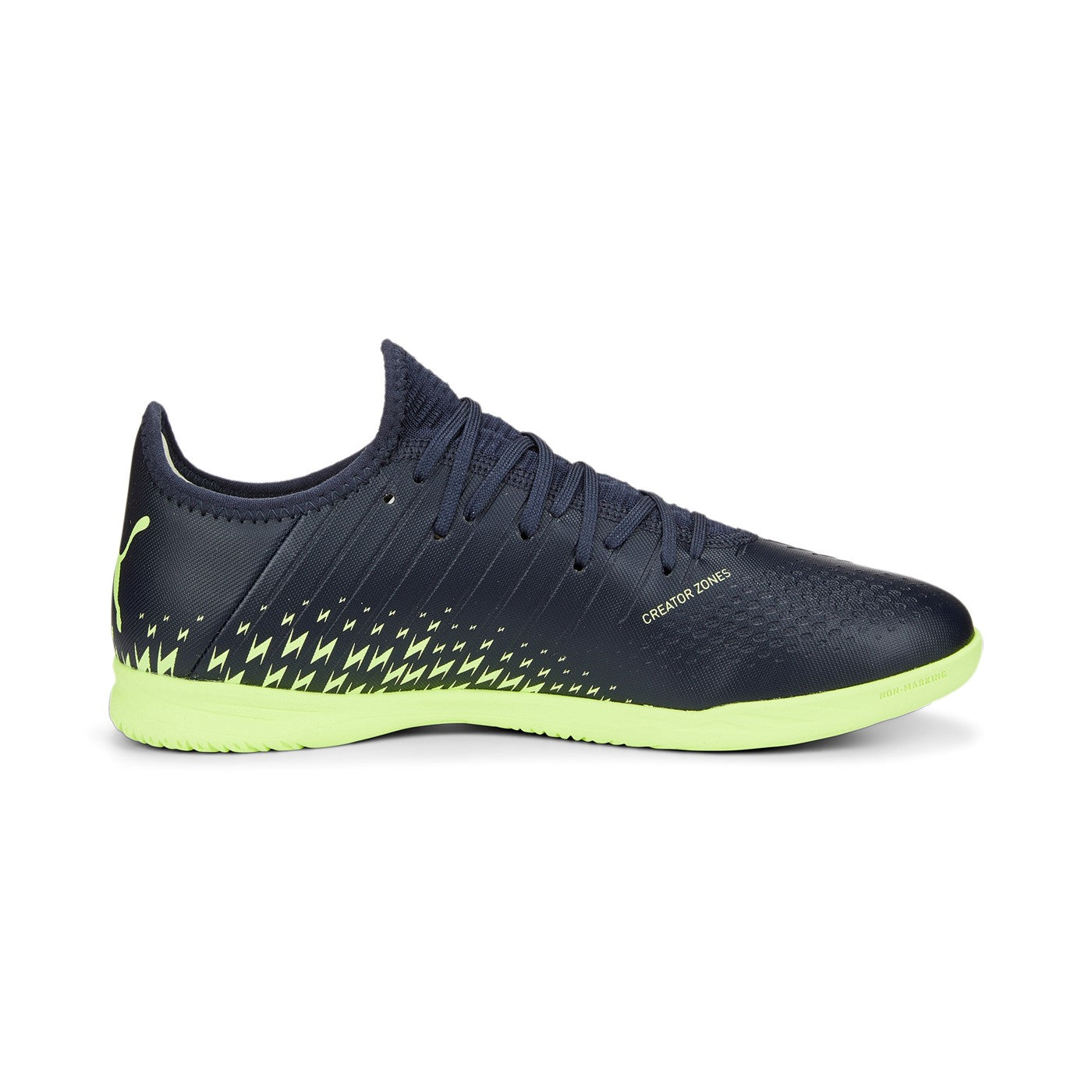 Puma scarpa da calcetto indoor FutureZ 4.4 IT 107008 01 blu scuro pistacchio