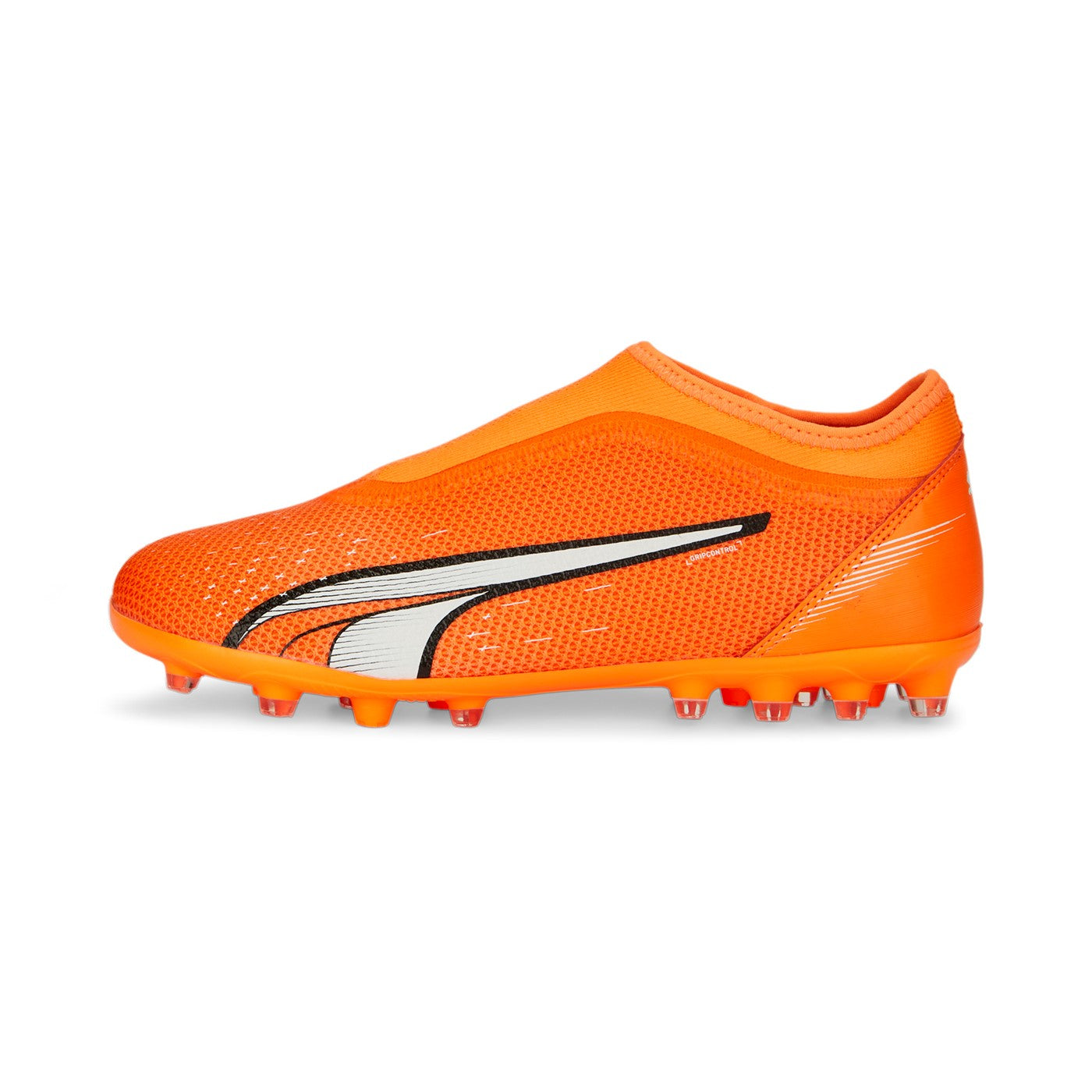 Puma scarpa da calcio da ragazzo Ultra Mach LL MG 107230 01 arancio-bianco-blu