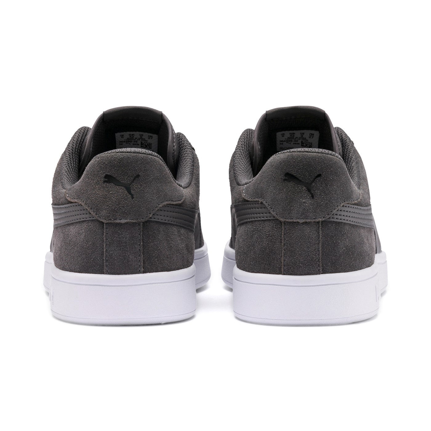 Puma men's low sneakers Smash v2 364989 32 castlerock-black-white