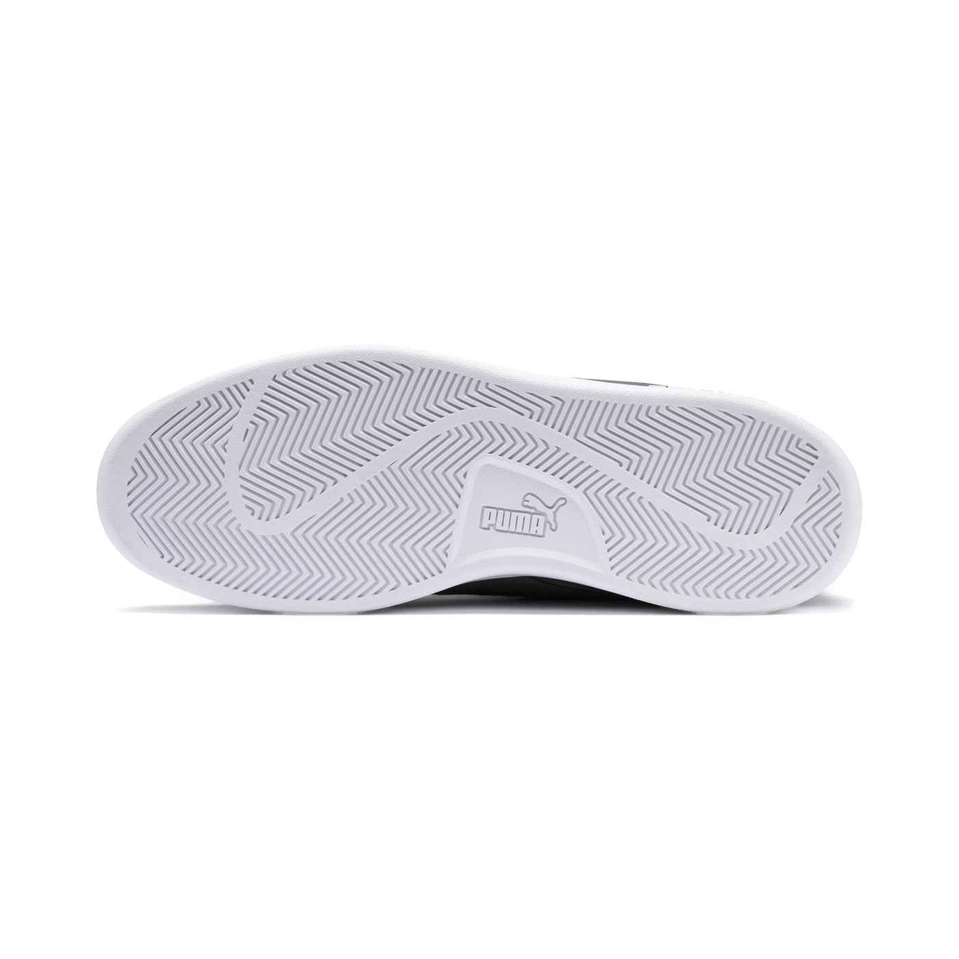 Puma men's low sneakers Smash v2 364989 32 castlerock-black-white