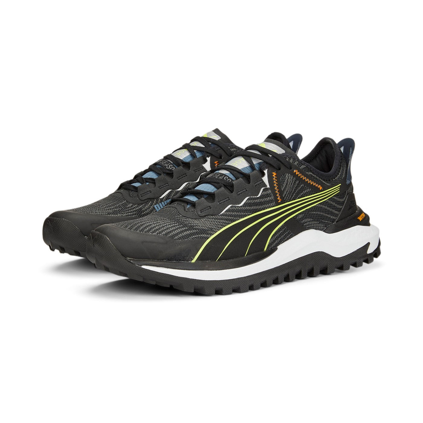 Puma scarpa da trail voyage Nitro 2 376919 04 black-light lime