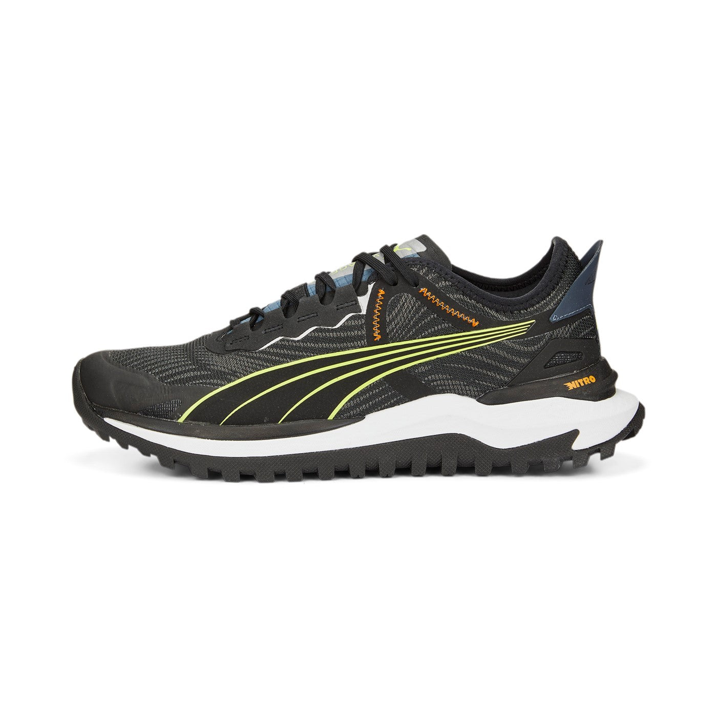 Puma scarpa da trail voyage Nitro 2 376919 04 black-light lime