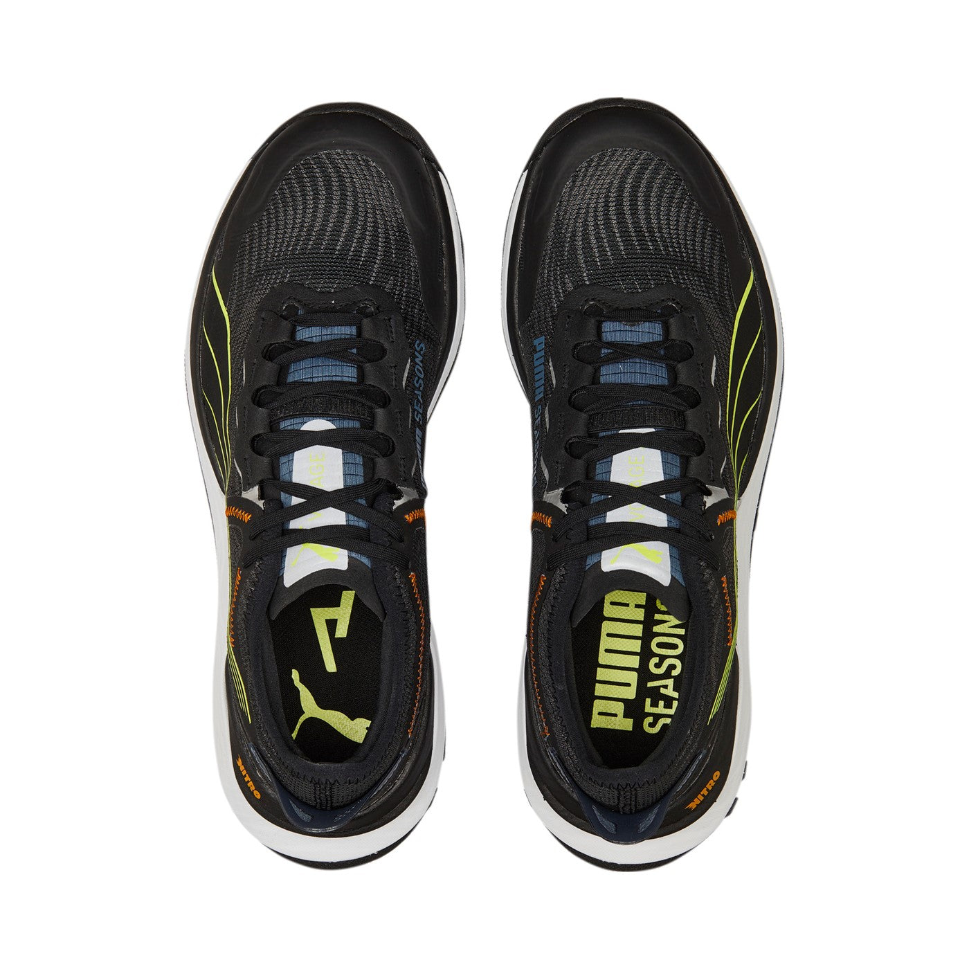 Puma scarpa da trail voyage Nitro 2 376919 04 black-light lime