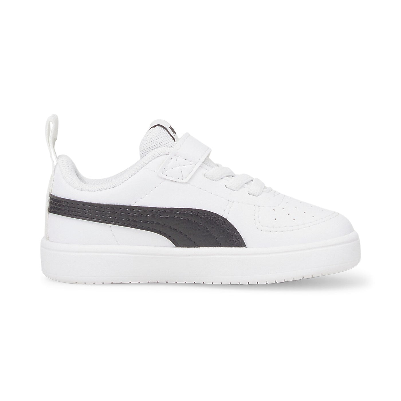 Puma scarpa Sneakers da bambino con velcro Rickie AC + Inf 384314 03 bianco-nero