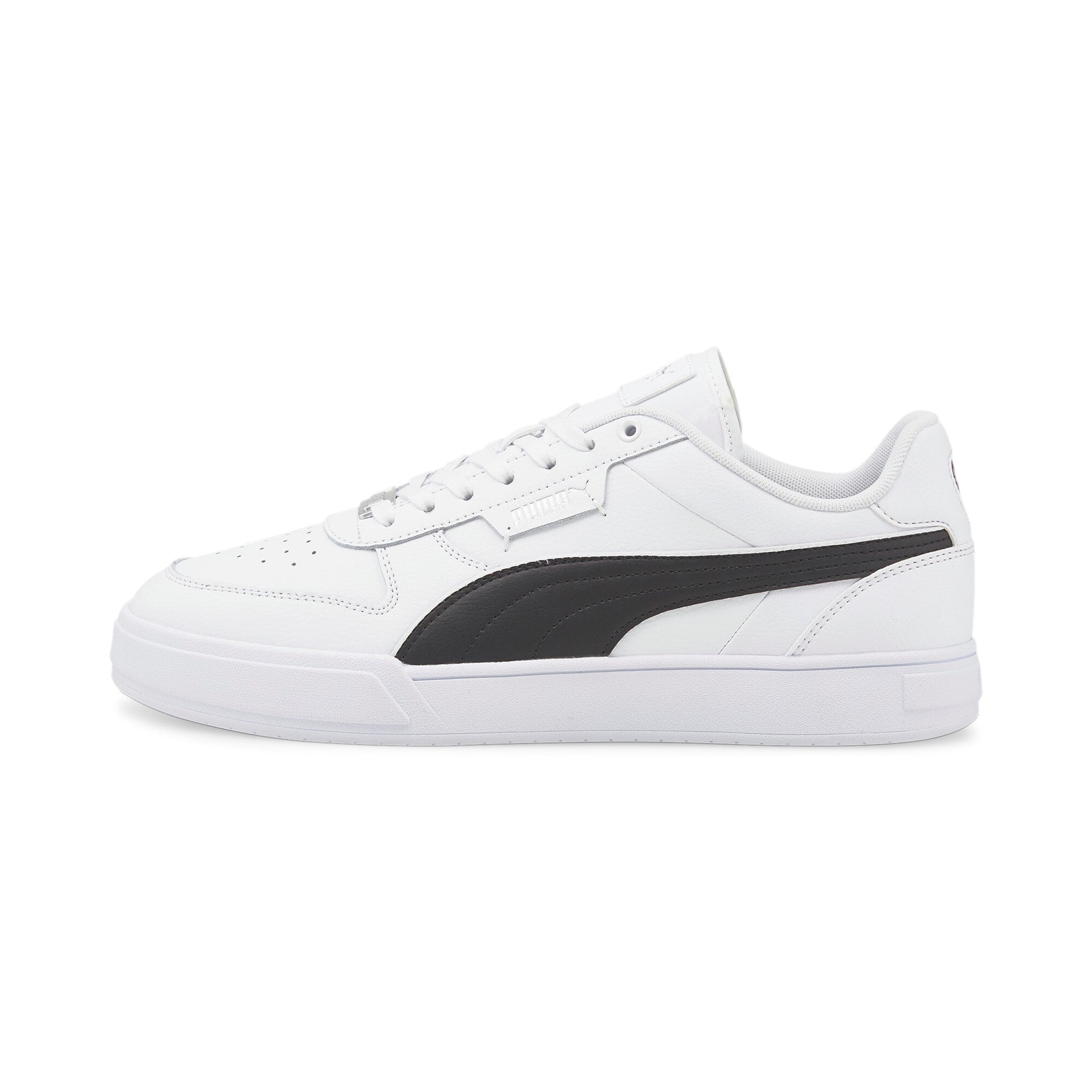 Puma men's sneakers shoe Caven Dime 384953 04 white black silver