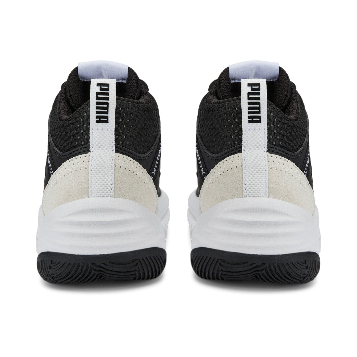 Puma high-top sneakers for boys Rebound Future Evo Core Jr 386170 01 black-white