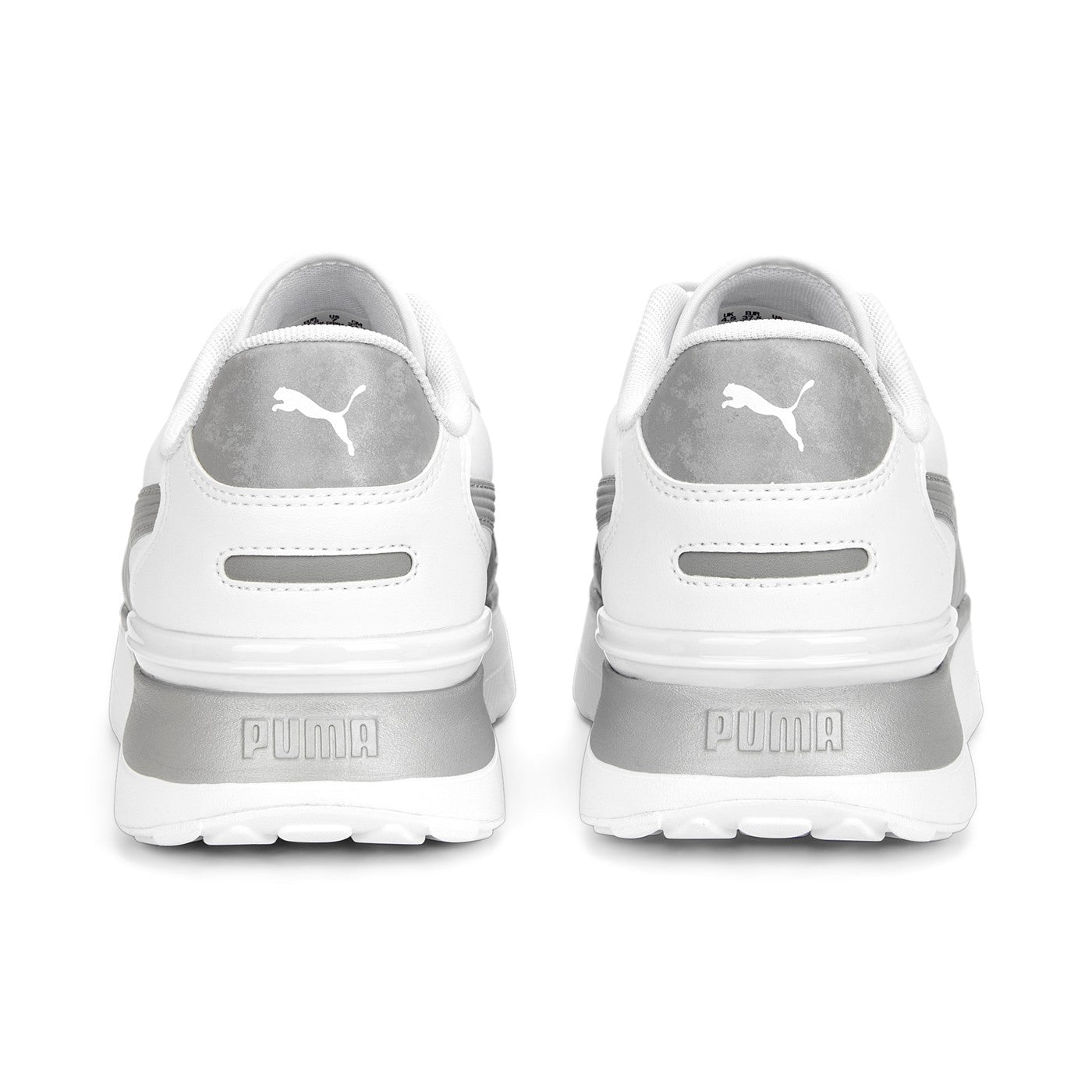 Puma women's sneakers shoe R78 Voyage Space Metallics 391130 02 white-silver
