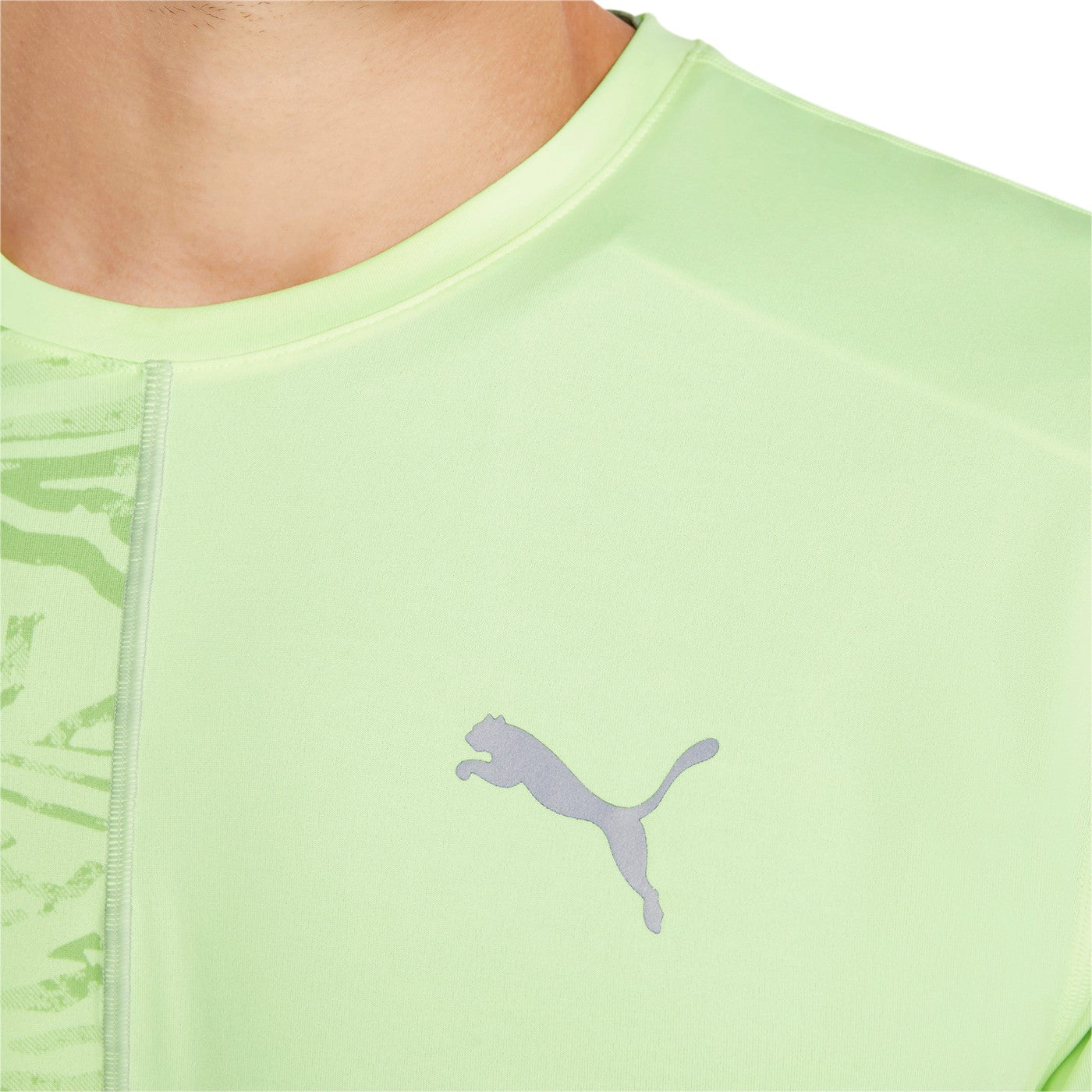 Puma RUN Graphic SS Tee M 521402-37 fizzy light
