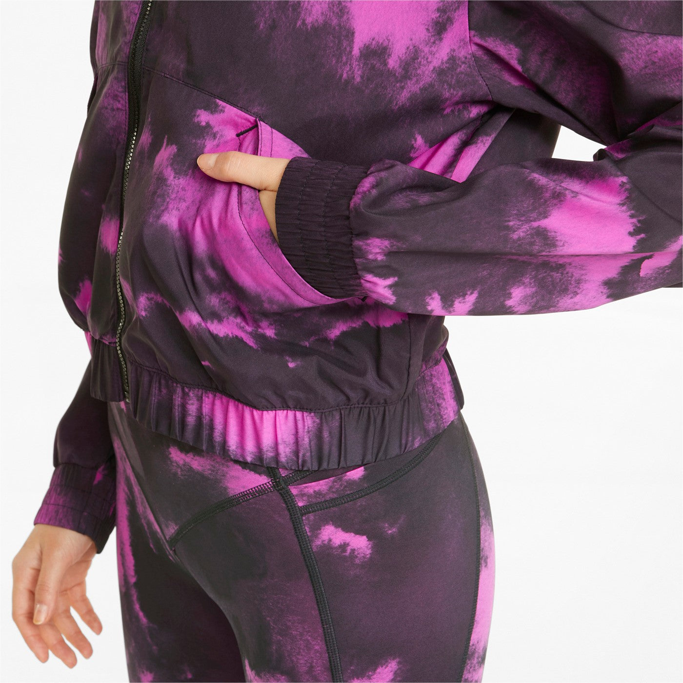 Puma women's sports jacket Train Woven 521621-13 orchid