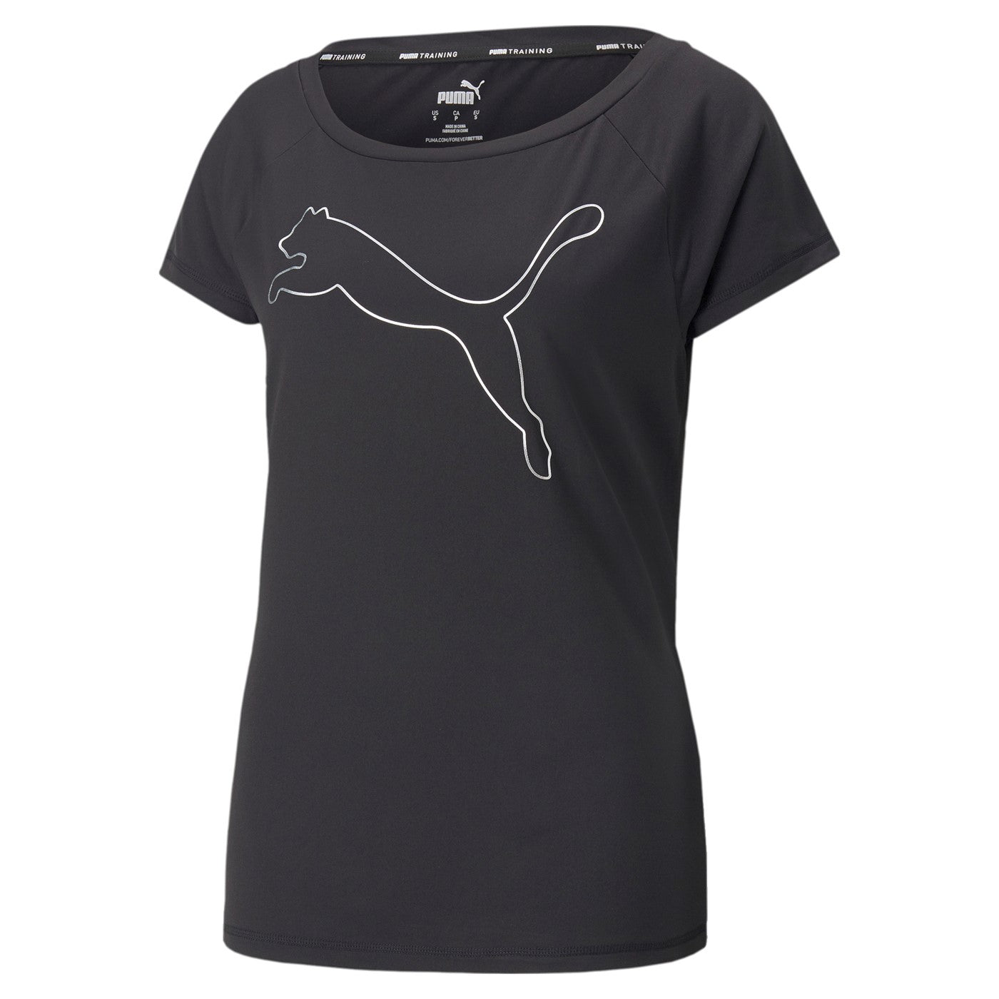 Puma Train Favorite women's t-shirt in cotton Jersey 522420 01 black
