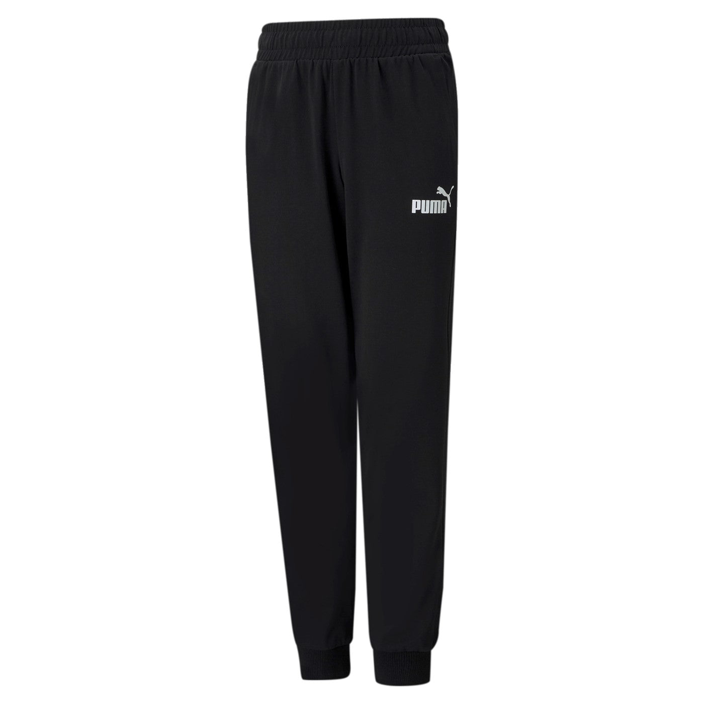 Puma Pantalone sportivo da ragazzo in cotone Jersey ESS Pants 586977 01 nero